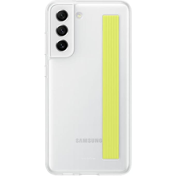 Hoesje voor Samsung Galaxy S21 FE Samsung Slim Strap Cover Wit