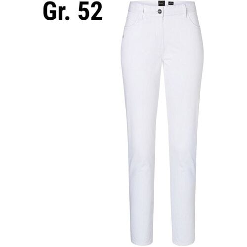 (6 stuks) KARLOWSKY Dames 5-zakken Broek - Wit - Maat: 52