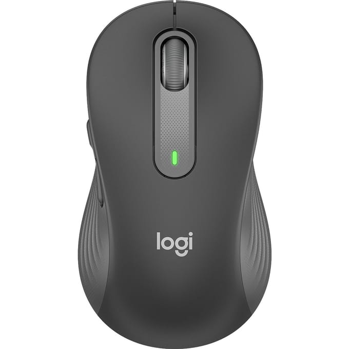 Logitech Signature M650 L Muis Radiografisch, Bluetooth Maat: L Optisch Graphite 5 Toetsen 4000 dpi