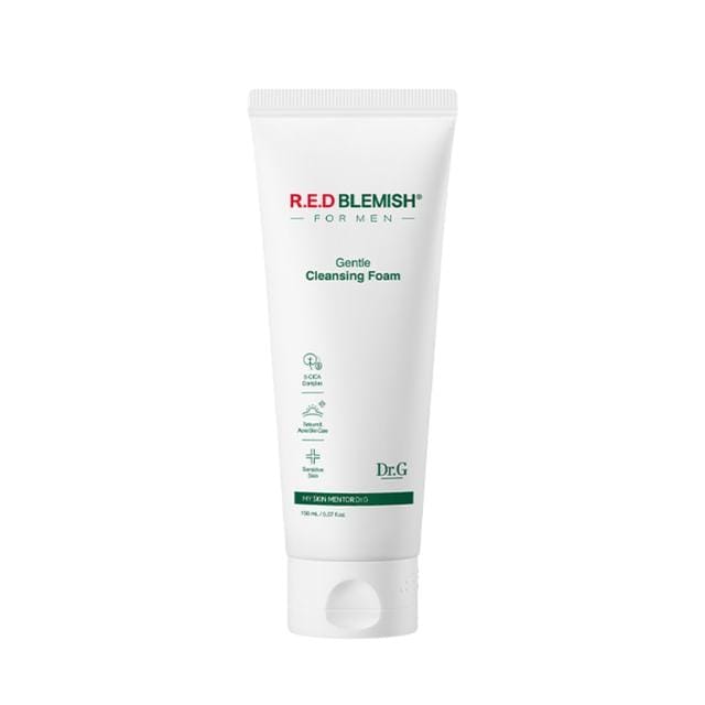 Dr.G Red Blemish Pour Hommes Mousse Nettoyante Douce Rafraîchissante Hydratante 150ml
