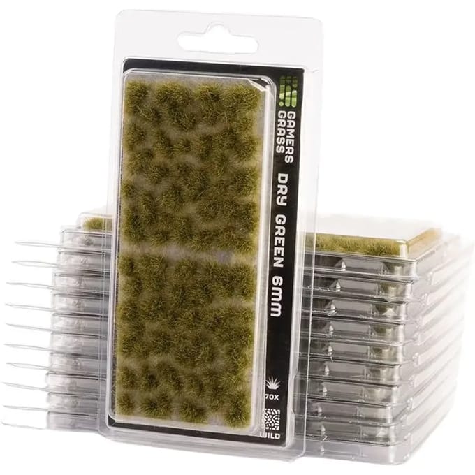 Dry Green Tufts Wild (6mm)