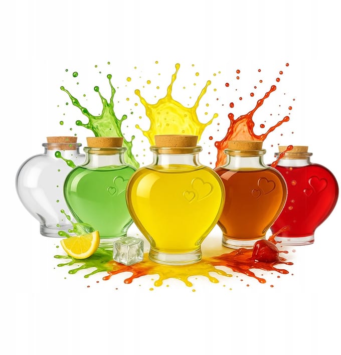 Bimberek - Glazen Flessen Set - 350ml - Houten Stopper - Esthetisch Design