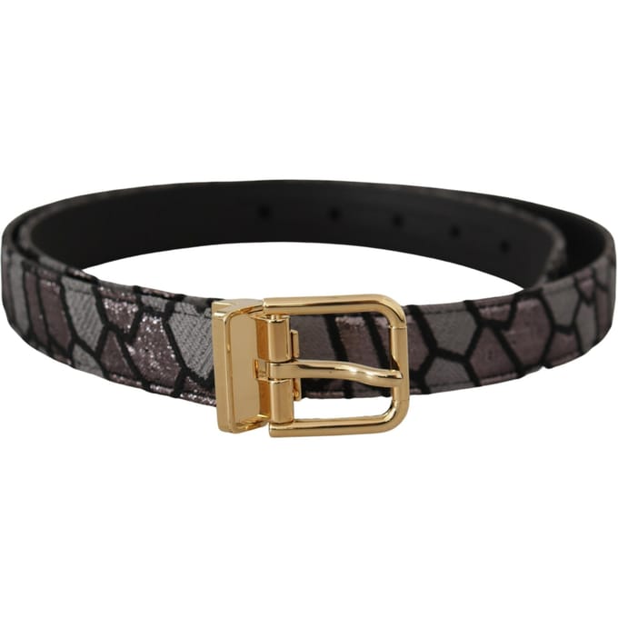 Geometrisch patroon Riem Metallic Stijl