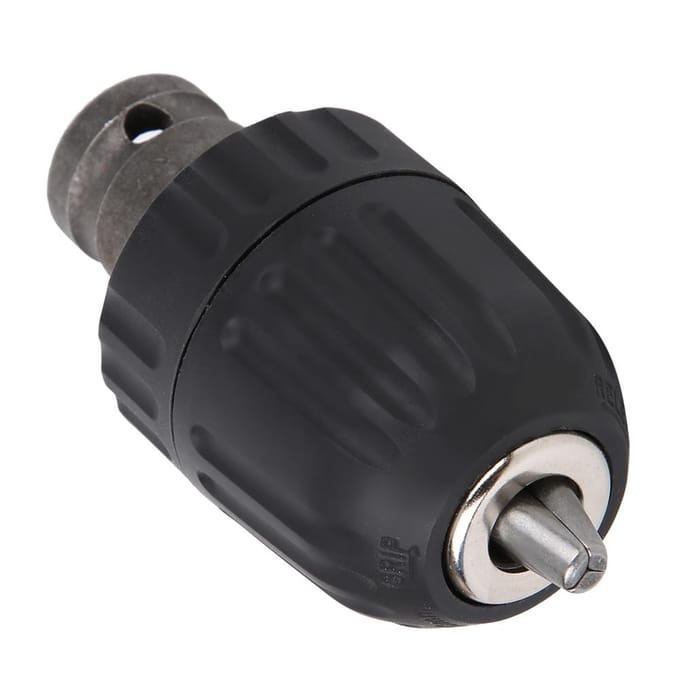 Mandrin de perceuse électrique Serrage manuel Adaptateur de filetage Clé Conversion Tête filetée 0,8‑10mm 3 8‑24UNF pour SDS