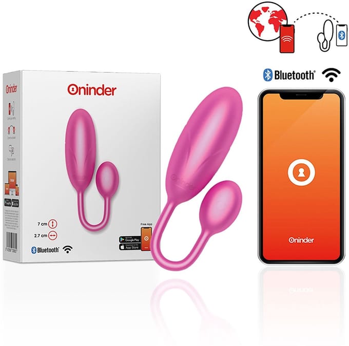 ONINDER | Oninder - Denver Vibrating Egg Pink 7 X 2.7 Cm Free App