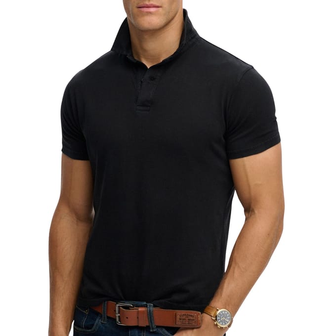 Superdry Essential Jersey Polo Heren - Maat S
