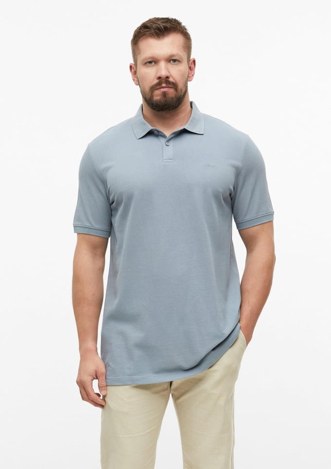 s.Oliver - male - Katoenen piqué polo