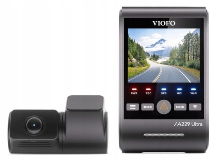 VIOFO A229 ULTRA - Dashcam - 2CH 4K HDR - Sony STARVIS 2 - GPS en WiFi