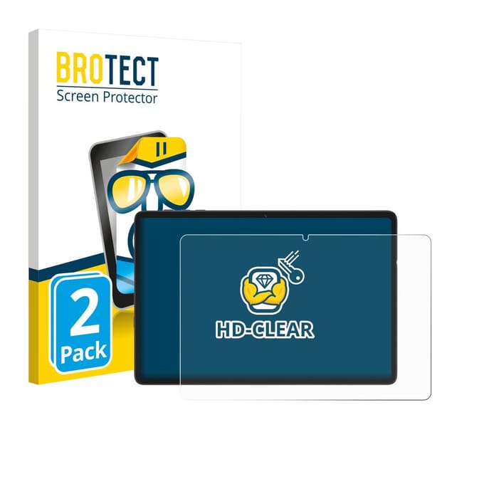 BROTECT - Screenprotector voor Tabwee RM2025 10.1" - Folie Beschermfolie transparant 2 Stuks