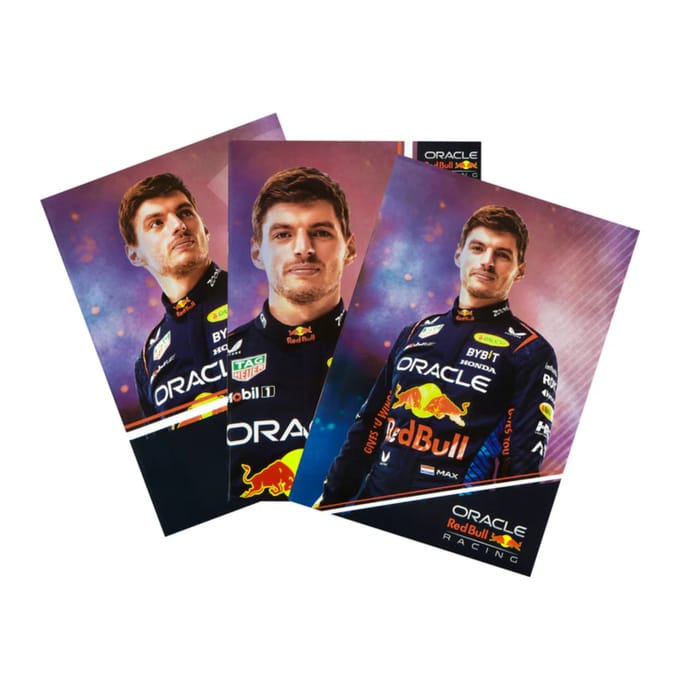 Red Bull schriften A5 - Max Verstappen