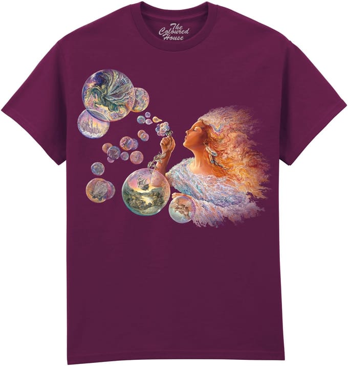 Bubble Flower The Coloured House T-shirt M
