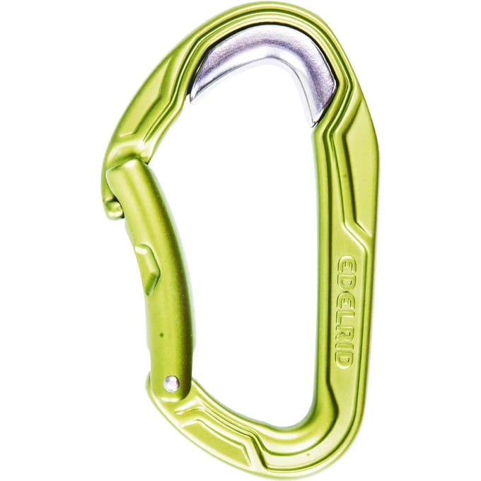 Edelrid Bulletproof Bent Karabijnhaak Groen