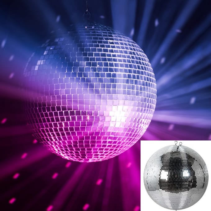 Spiegelbol 75 cm - Ayra DanceFX MB75-10x10 - Multikleur