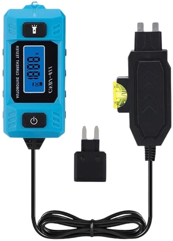 Autorelais tester - ABS sonde tester - Elektronica diagnose - LCD scherm met verlichting - 20A 48V - Blauw