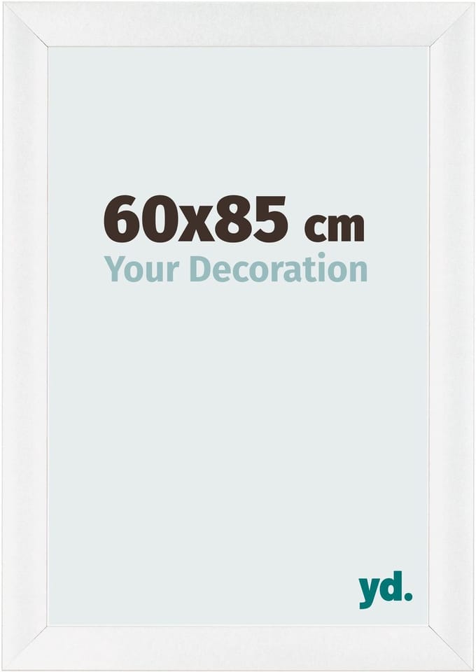 Your Decoration - Fotolijst 60x85 cm - MDF - Wit Hoogglans - Pisa