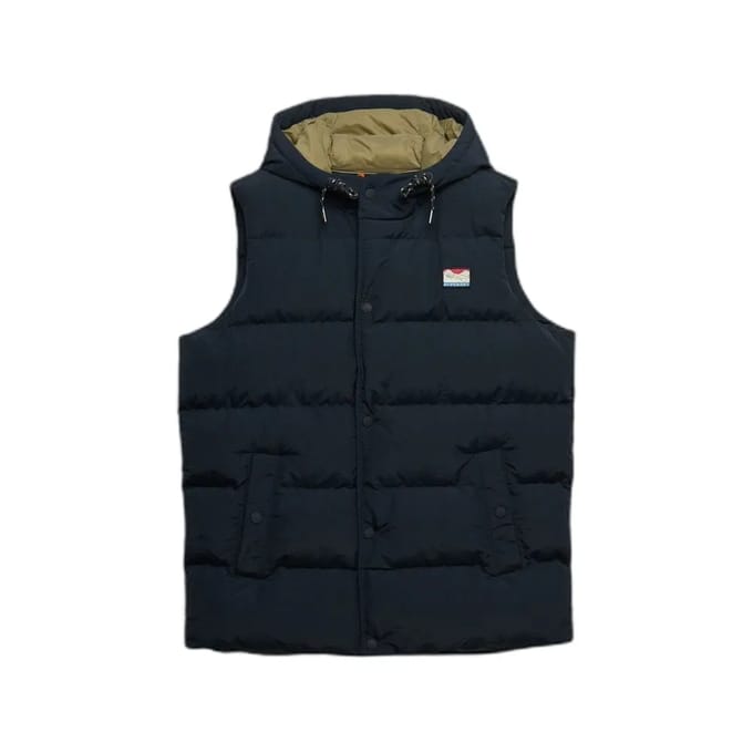 Superdry - Everest Bodywarmer Met Capuchon - Heren - Gilets