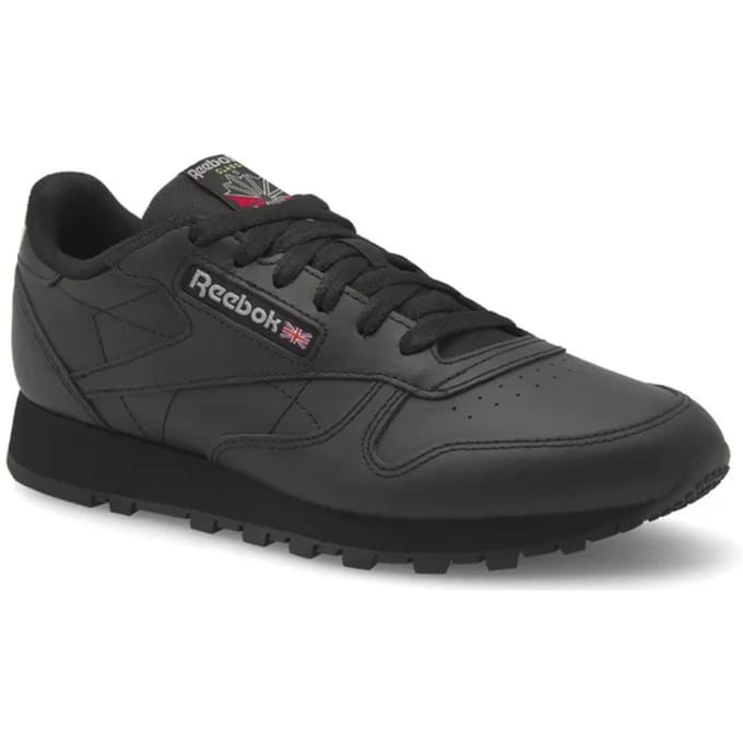 Reebok Classic Sneakers Heren - Zwart - Maat 40.5 - Leer