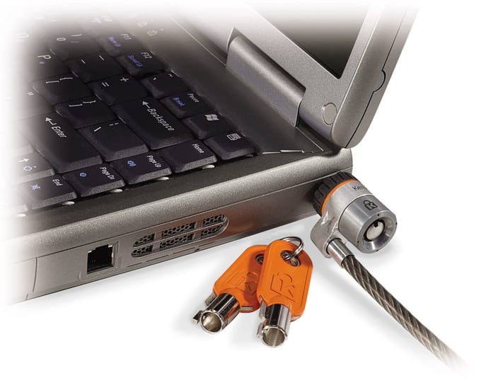 Kensington Microsaver Slot Met Sleutel - Sterke Staalkabel