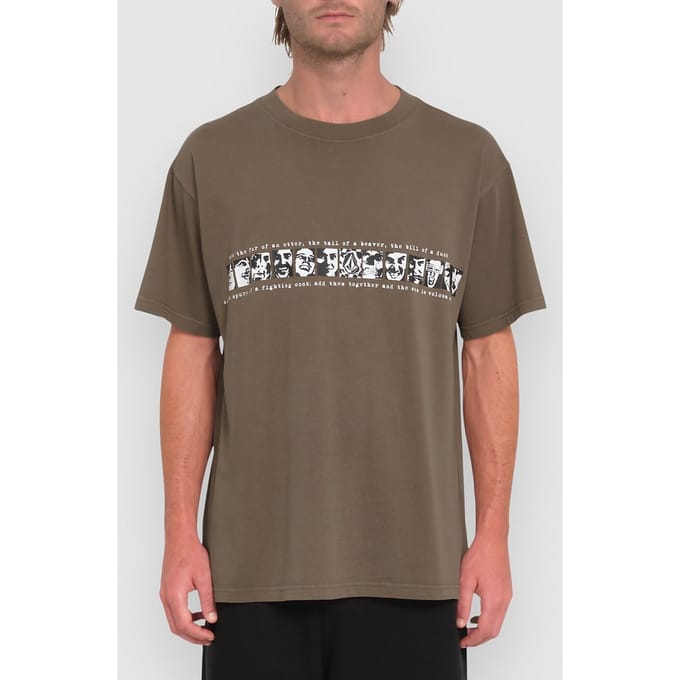 Volcom Skate Vitals Remy 2 T-Shirt bruin