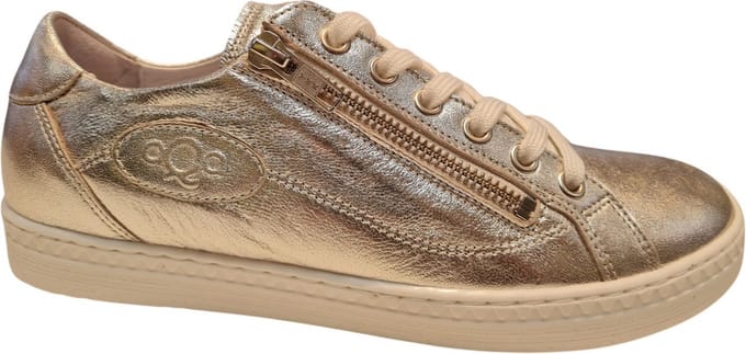 Aqa Lage Champagne Dames Sneakers - Champagne - 39