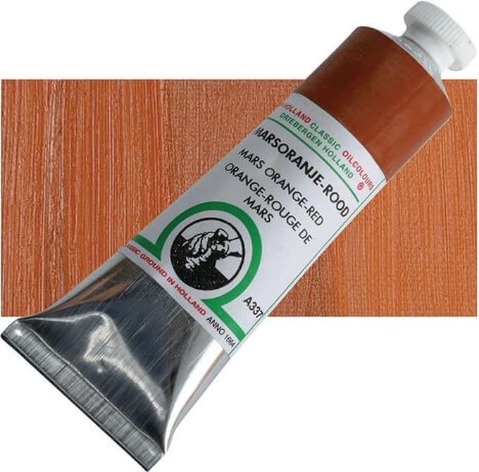 Old Holland Olieverf Mars Orange Red A337 18ml