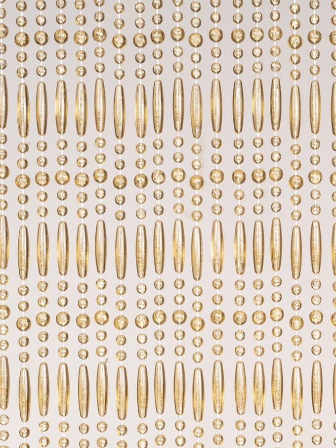 Jekra Vliegengordijnen - kralengordijn - Juno - beige - 90x210 cm