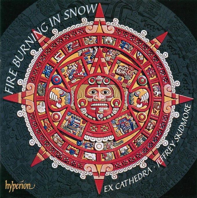 Fire Burning In Snow