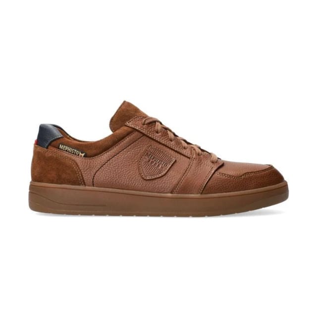 Mephisto Hugh - heren sneaker - bruin - maat 40 (EU) 6.5 (UK)