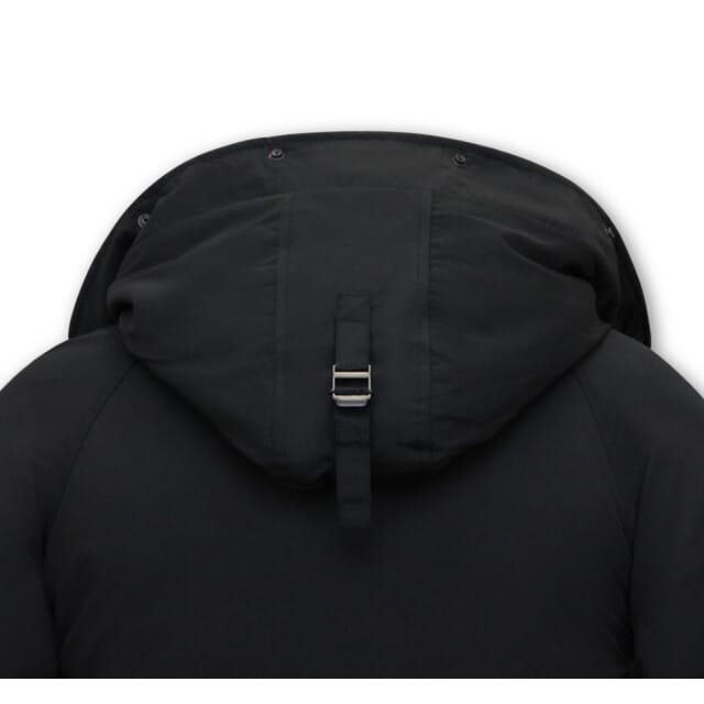 Winterjas Heren Kort model - 8821 - Zwart