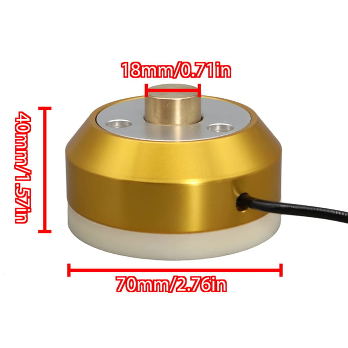 ALLFASPD CNC Zero Tool Sensor Auto Z-as Touch Probe Normaal gesloten CNC Mach3 Touch Plate voor CNC Router Freesmachine Gold CNC Tool Sensor