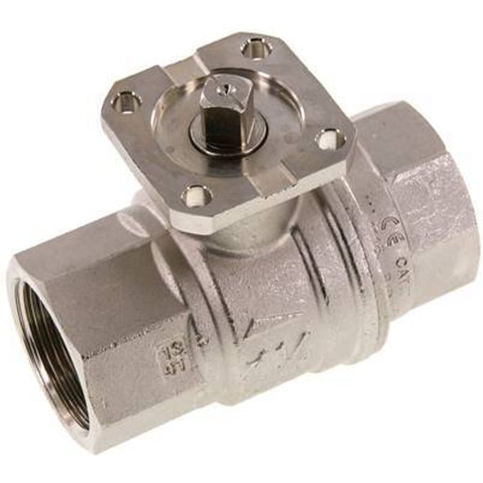 G1-1/4'' 2-Weg Messing Kogelkraan ISO-Top PN40 - BL2BA - BL2BA-114