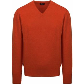 William Lockie V-neck Lamswol Ember - Maat XXL - Heren - Pullovers