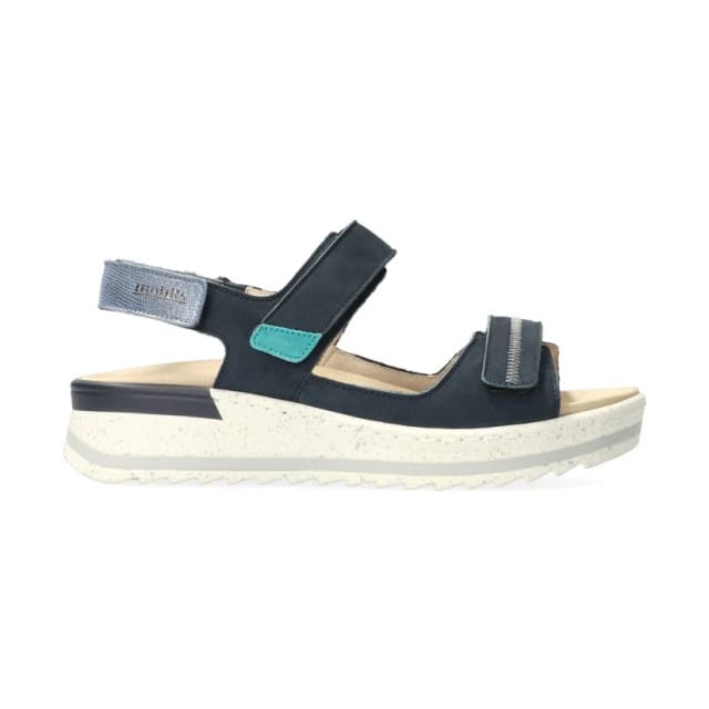 Mephisto Mobils Elora - dames sandaal - Blauw - maat 38 (EU) 5 (UK)