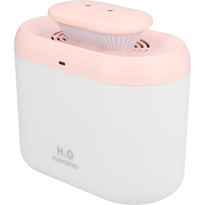 Mist Luchtbevochtiger 3500ml Grote Capaciteit Stille Diffuser met Nachtlampje voor Thuis KantoorRoze roze