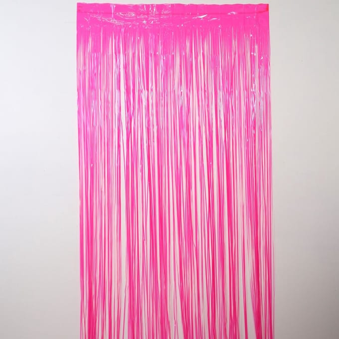 Fluo roze gordijn 1x2 m - Artemio