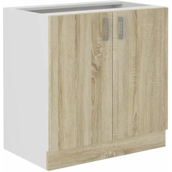 AUCUNE – SARA – Keukenkast onderkast – 2 deuren – Eiken decor