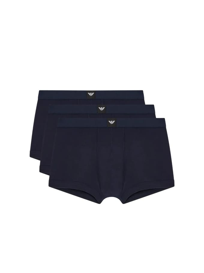 Emporio Armani Core Logoband Trunk Boxershorts Heren (3-pack) - Maat S