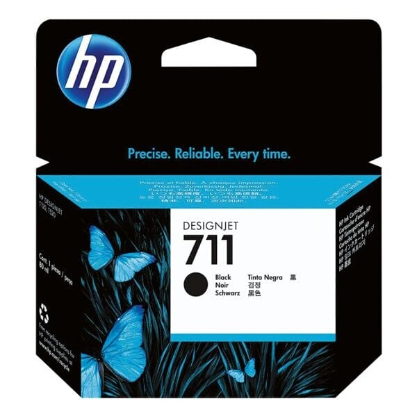 HP CZ133A nr. 711 inktcartridge zwart hoge capaciteit (origineel)