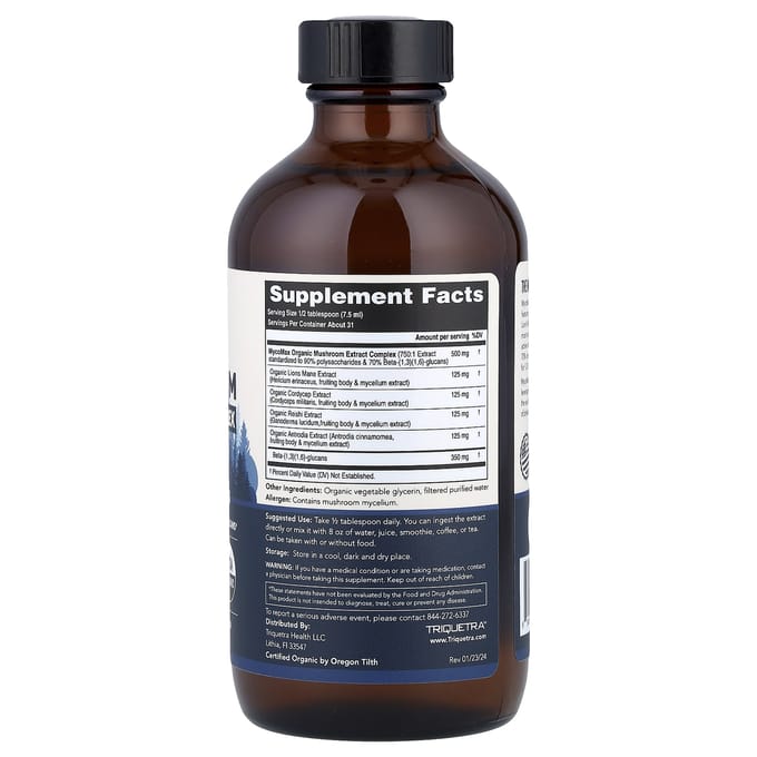 Triquetra Health, MycoMax®, Paddenstoelen Extract Complex, 8 fl oz (240 ml)