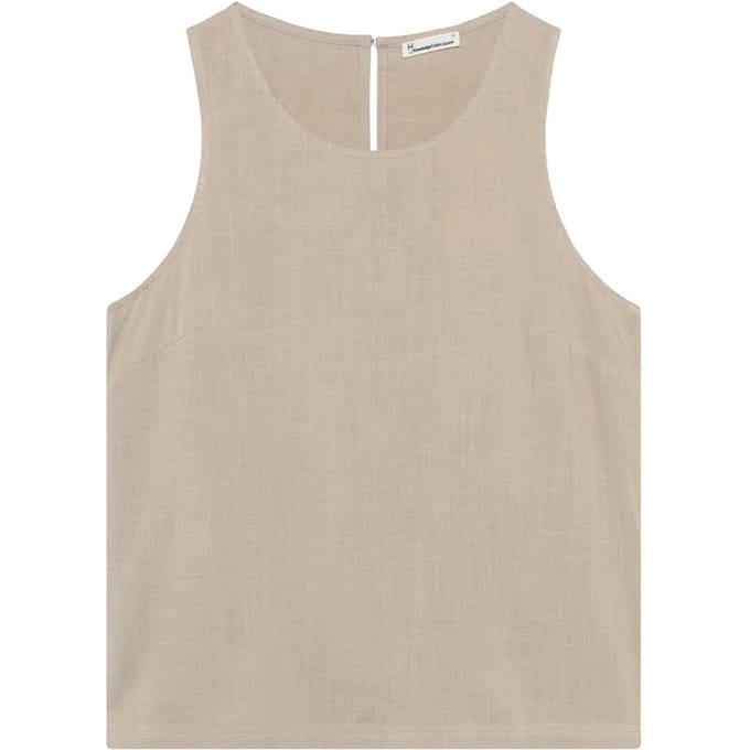 Damestanktop KnowledgeCotton Apparel Linen-mix