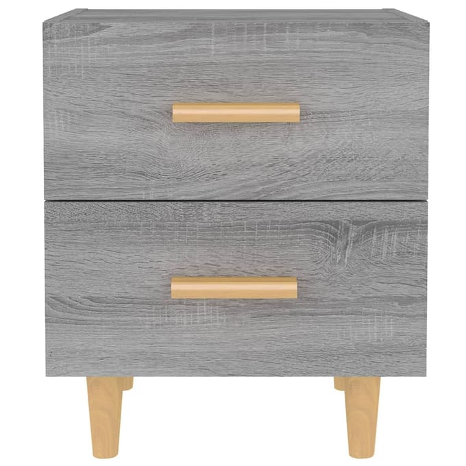 vidaXL - Nachtkastjes - 2 - st - 40x35x47,5 - cm - grijs - sonoma - eikenkleurig