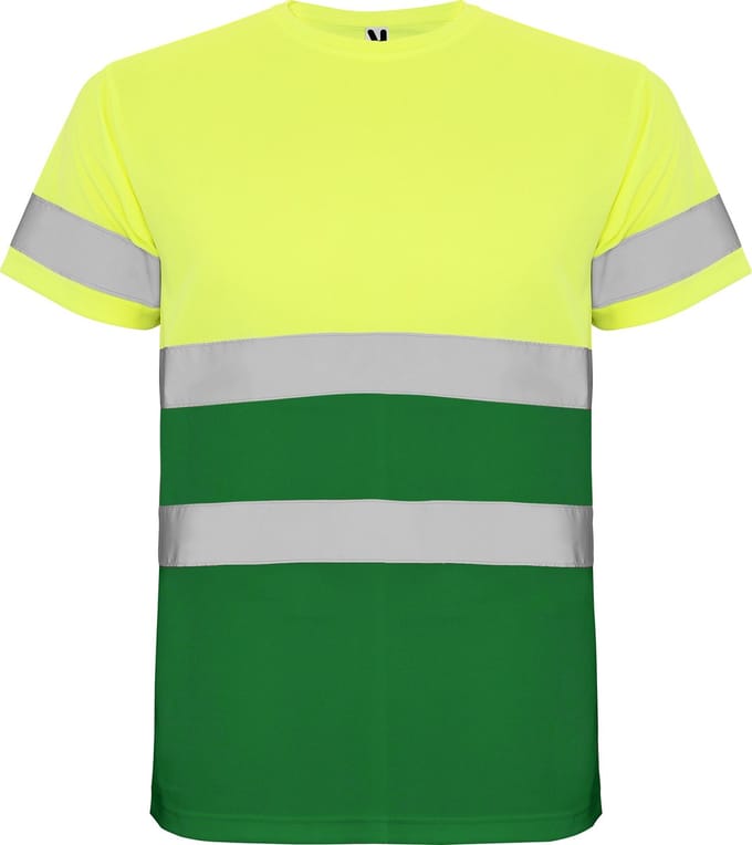 High Visibility T-Shirt Delta Geel/Groen Size M merk Roly