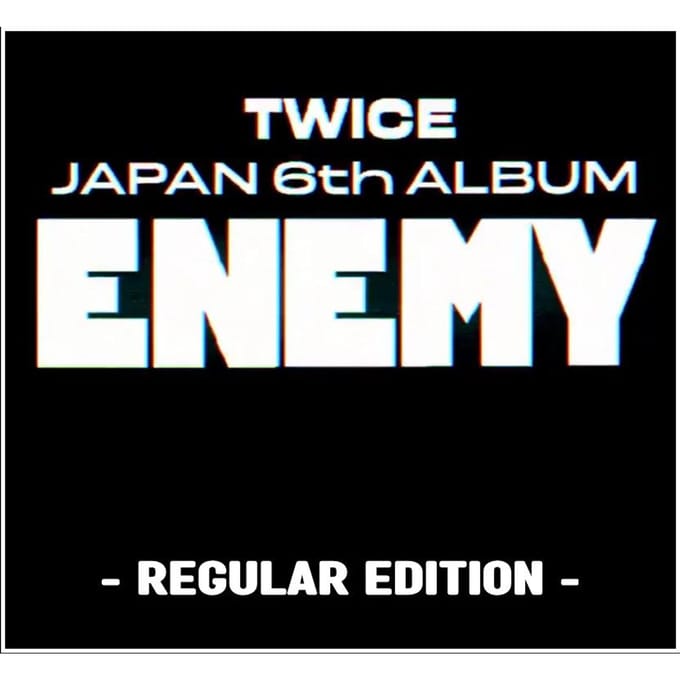 TWICE 6ème album japonais - ENEMY (Édition régulière)