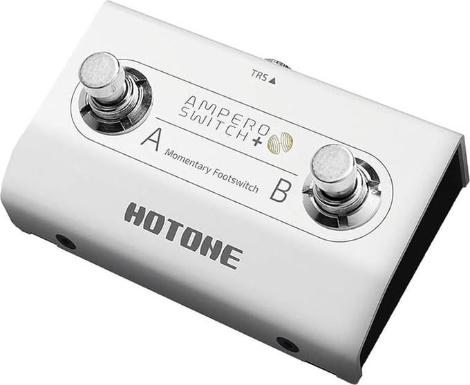 HoTone FS-2 compact momentary footswitch AMPERO SWITCH +, with 2 buttons