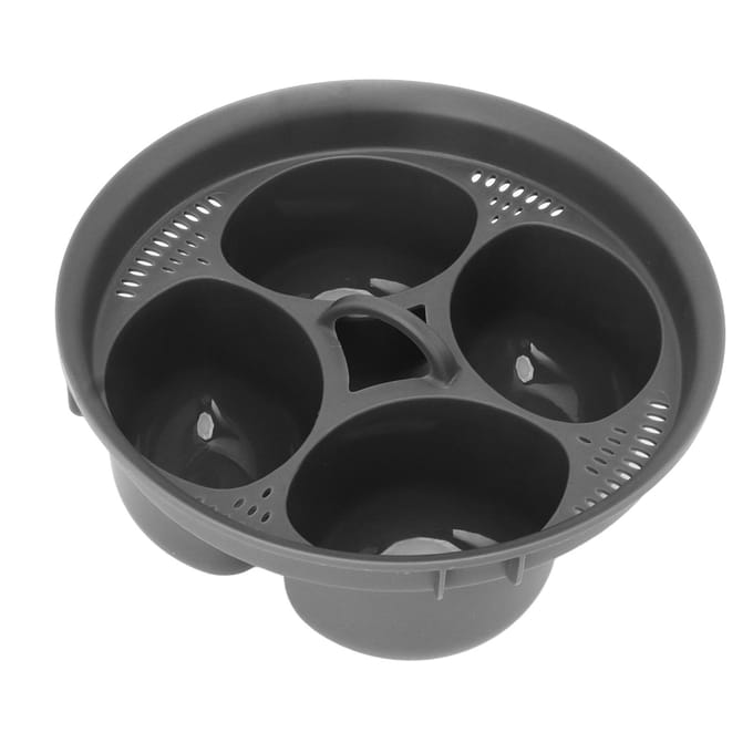 Multifunctionele Stoommand Voedselkwaliteit PP 4 Eierbakjes Stoom Eierkoker Accessoire voor TM5 L black