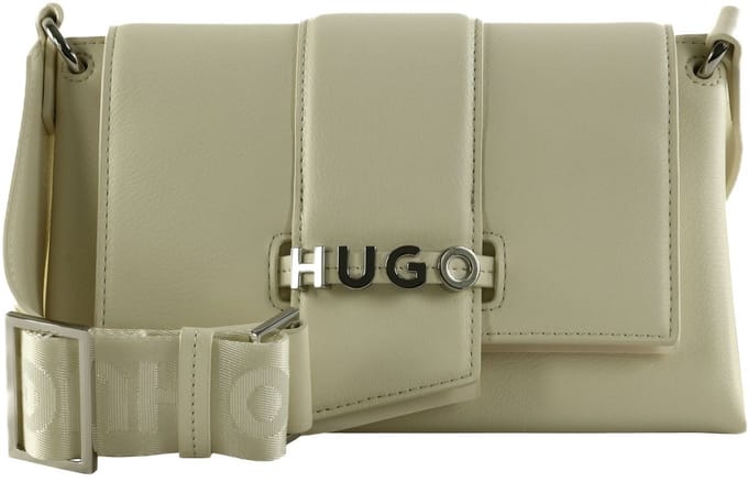 HUGO Schoudertas Mel 2.0 Crossbody Cream White Crème