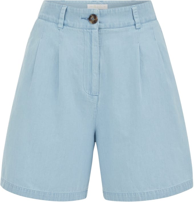 WE Fashion Dames high waist denim short