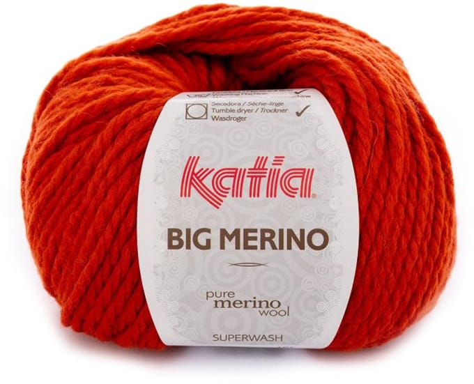 Katia Big Merino - 21 oranje - Wol/Acryl Garen