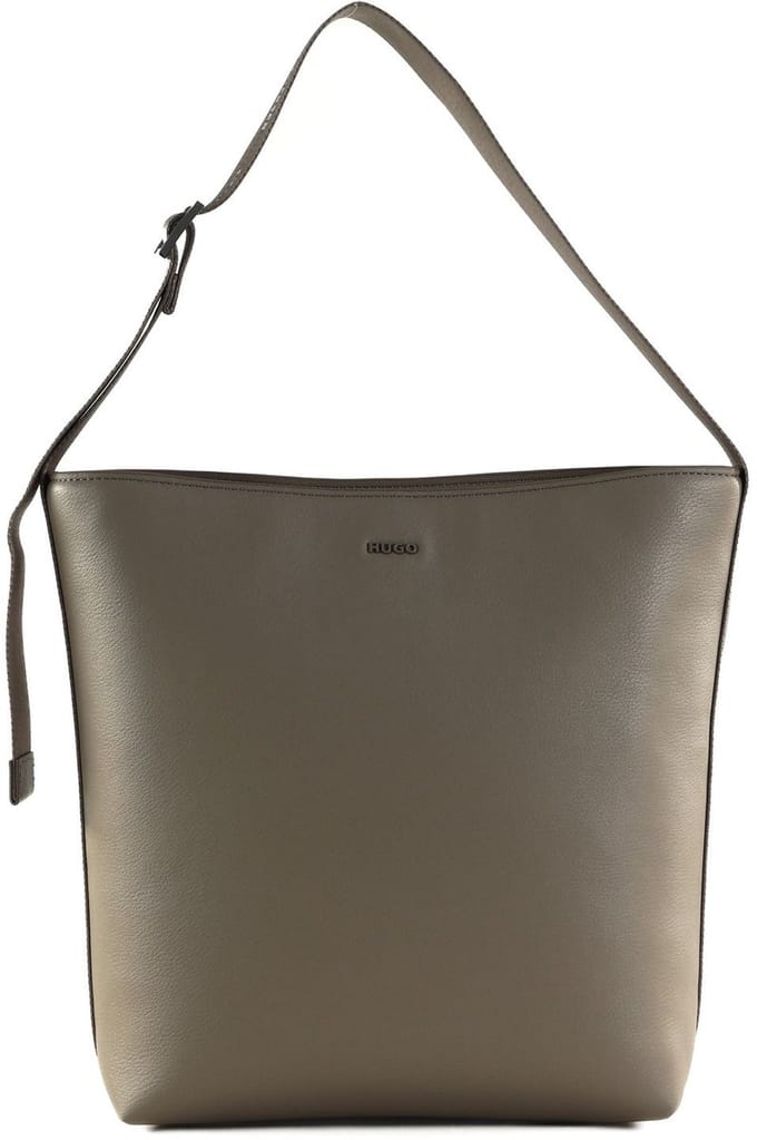 HUGO schoudertas Bel 2.0 Bucket Bag Light Beige Taupe