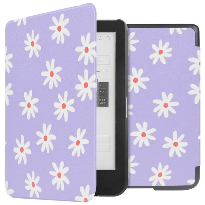 imoshion Design Slim Hard Case Bookcase voor de Kobo Clara HD - Flowers Distance